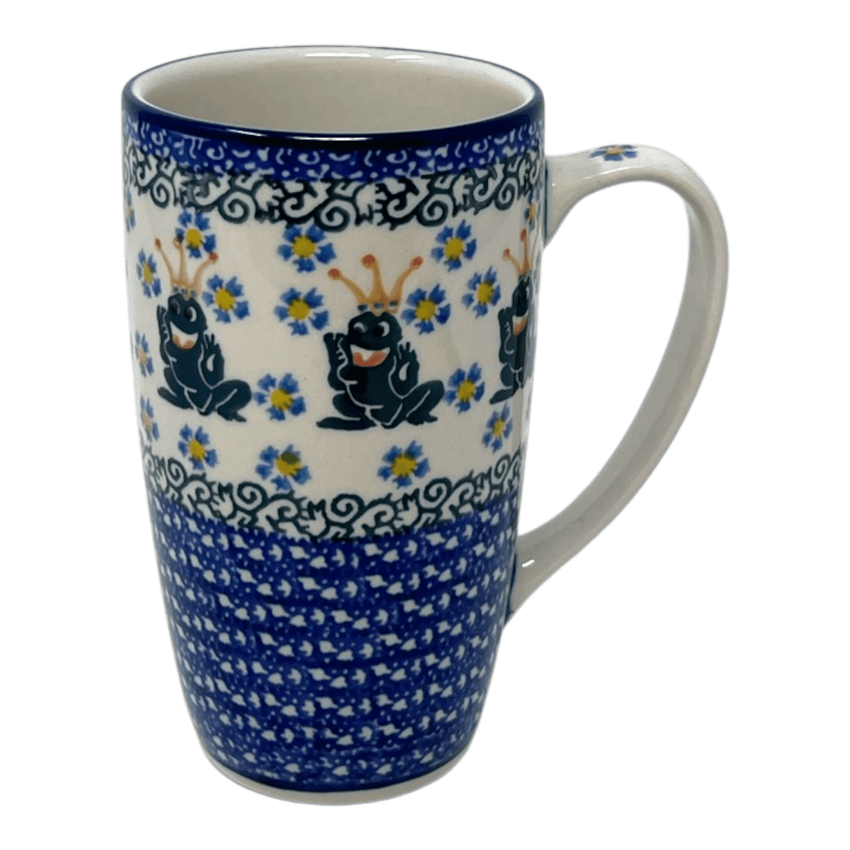 Tall Mug, 14 oz in "Frog Prince" by Ceramika Artystyczna | AC52-U9969