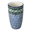 Polish Pottery 14 oz. Tumbler (Ring of Green) | AC53-1479X at PolishPotteryOutlet.com