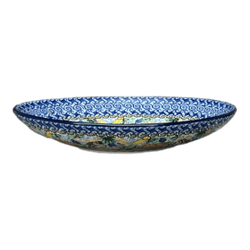 Polish Pottery CA 10.25" Oval Dish (Poseidon's Treasure) | AC93-U1899 Additional Image at PolishPotteryOutlet.com