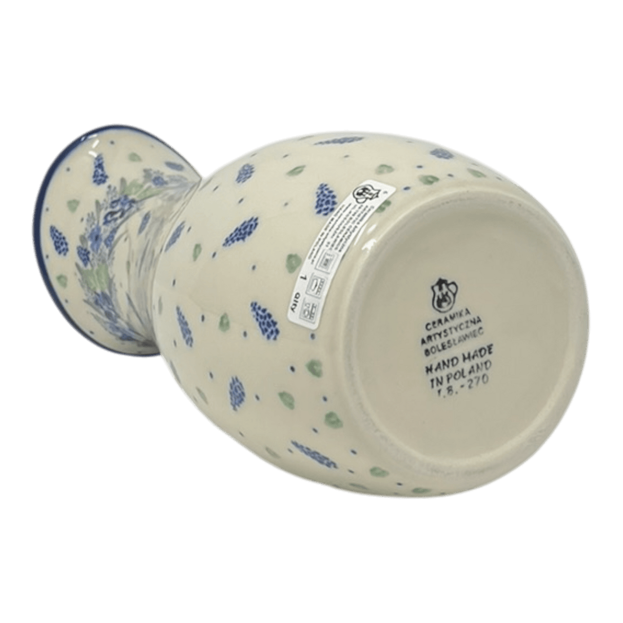 Carafe, 48 oz in "Hyacinth in the Wind" by Ceramika Artystyczna | AD18-2037X