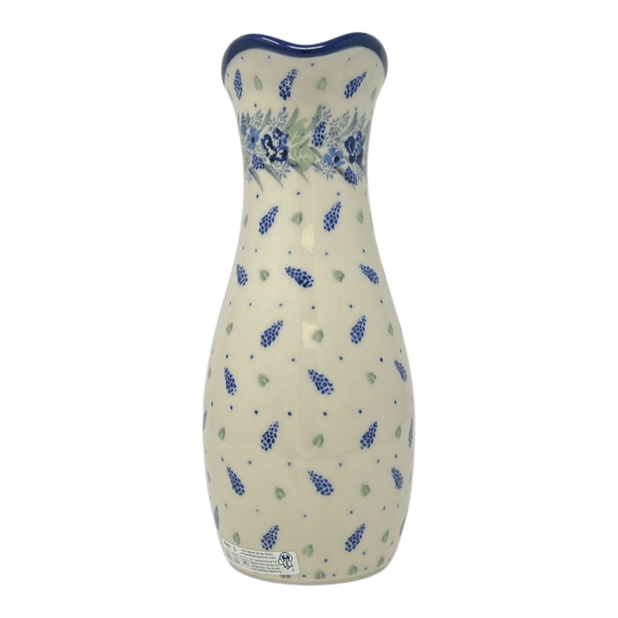 Carafe, 48 oz in "Hyacinth in the Wind" by Ceramika Artystyczna | AD18-2037X