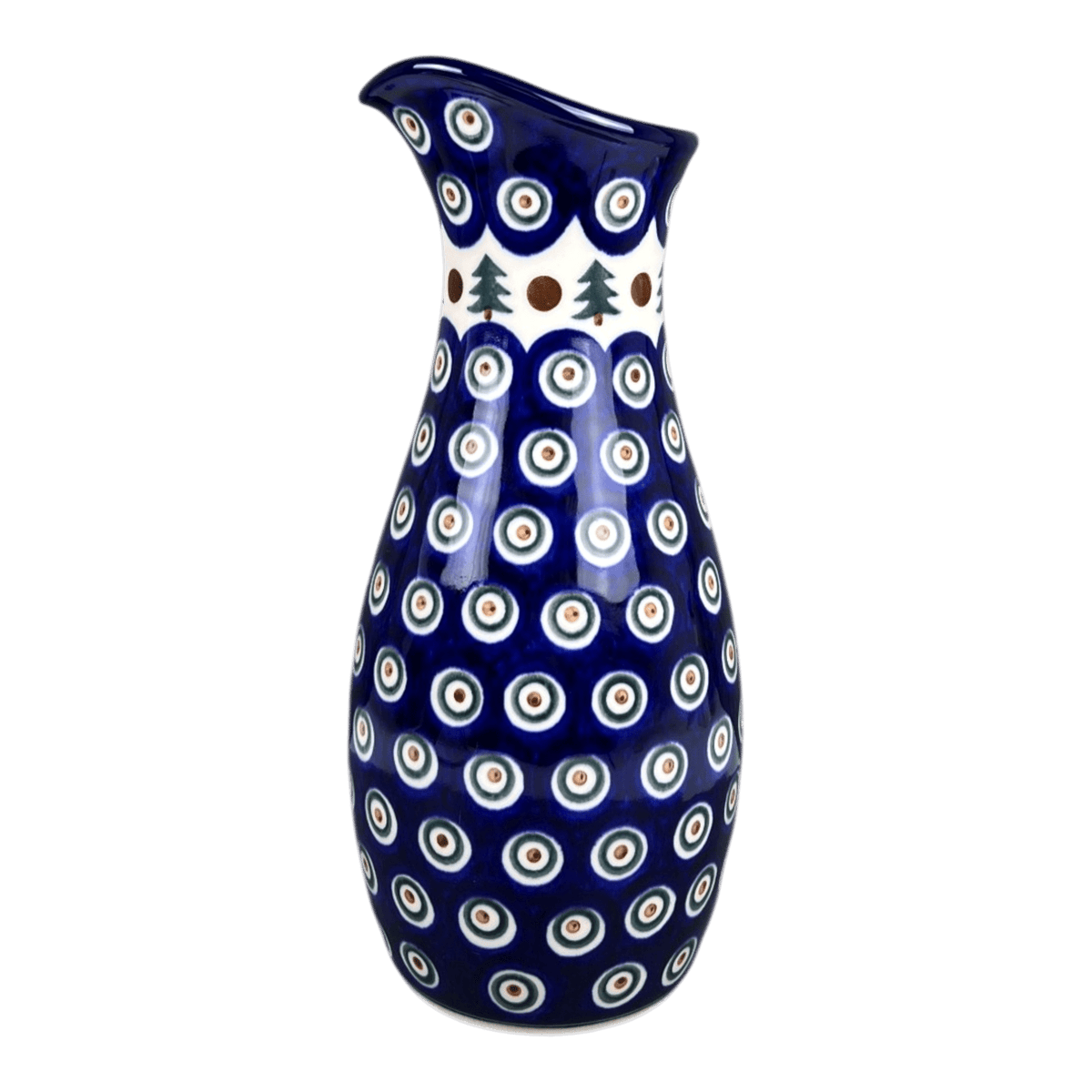 Carafe, 48 oz in "Peacock Pine" by Ceramika Artystyczna | AD18-366X