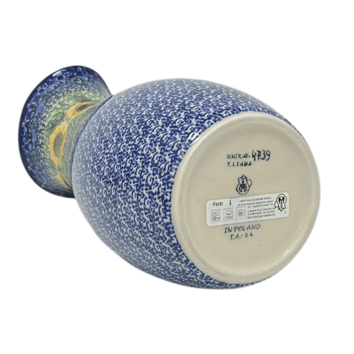 Carafe, 48 oz in "Sunflowers" by Ceramika Artystyczna | AD18-U4739