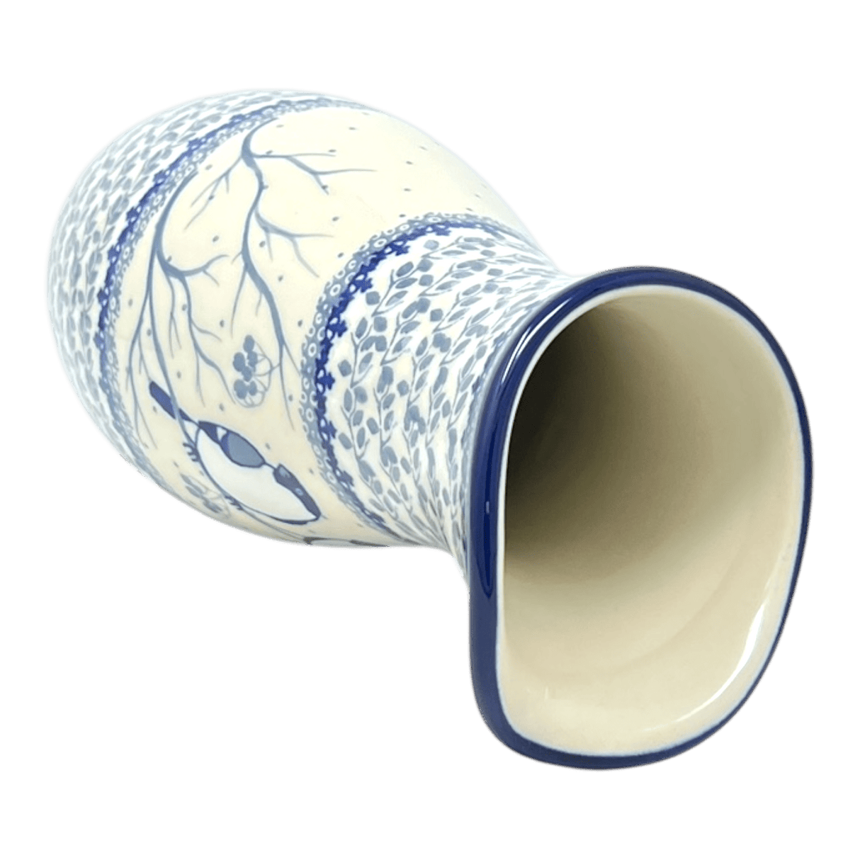 Carafe, 48 oz in "Bullfinch on Blue" by Ceramika Artystyczna | AD18-U4830