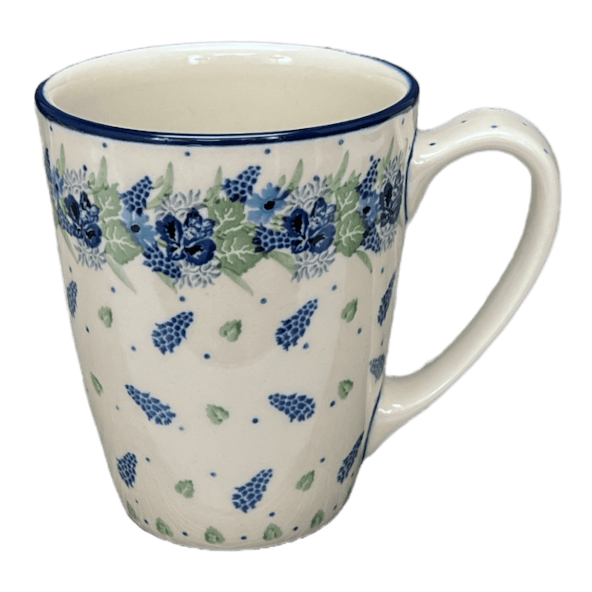 Mug, 22 oz in "Hyacinth in the Wind" by Ceramika Artystyczna | AD60-2037X