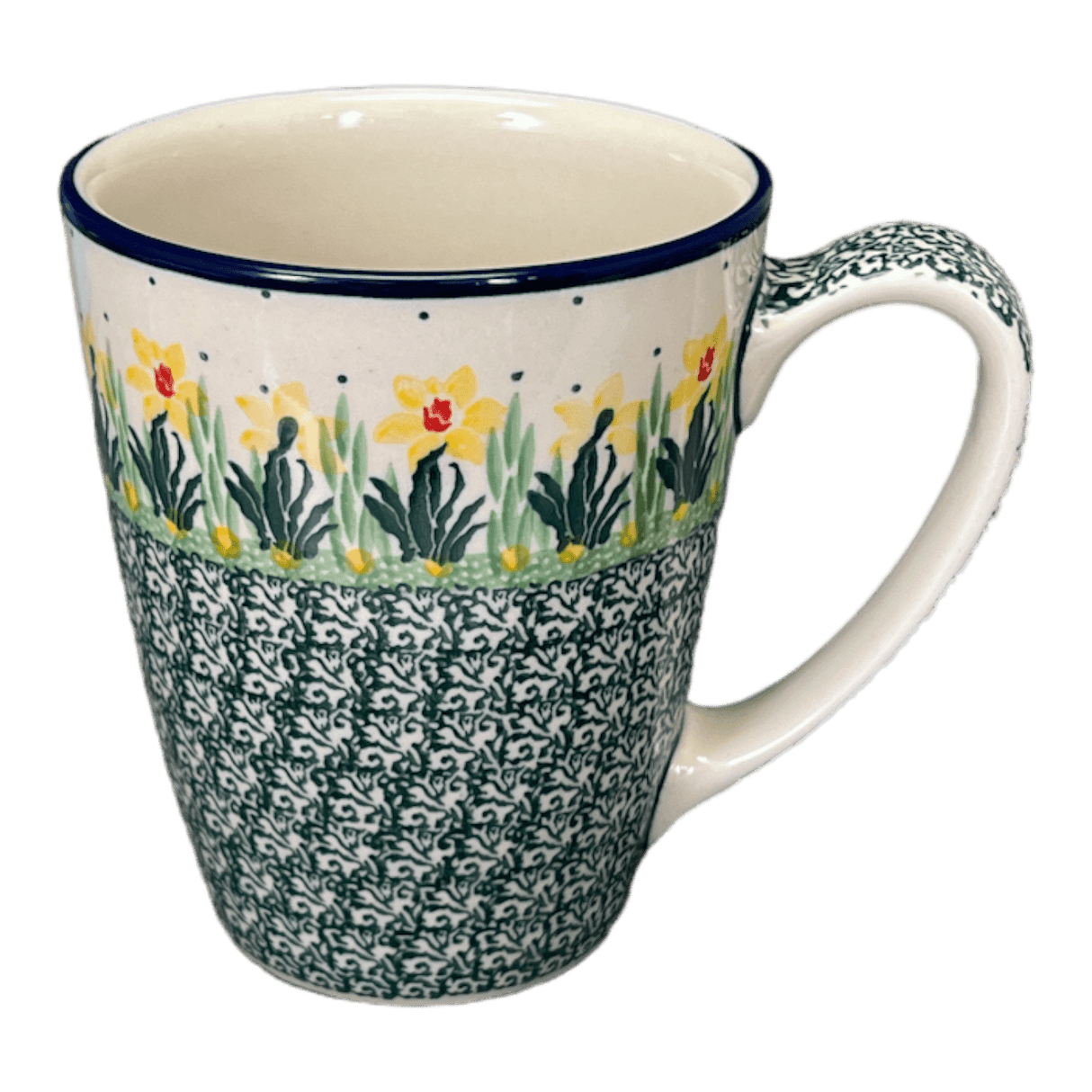 Mug, 22 oz in "Daffodils in Bloom" by Ceramika Artystyczna | AD60-2122X