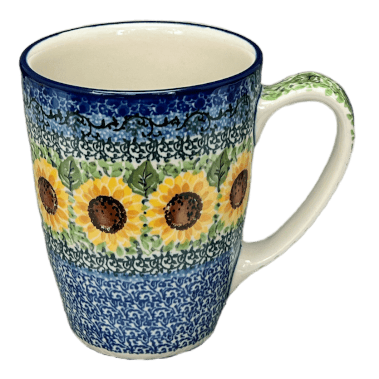 Mug, 22 oz in "Sunflowers" by Ceramika Artystyczna | AD60-U4739