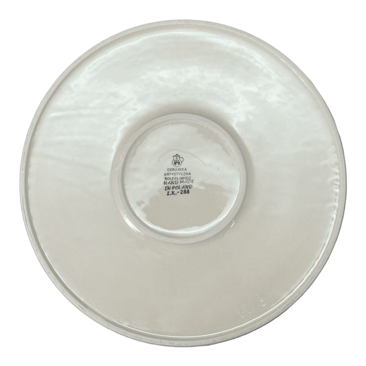 Tray, Round, 10" in "Cat Tracks" by Ceramika Artystyczna | AE93-1771