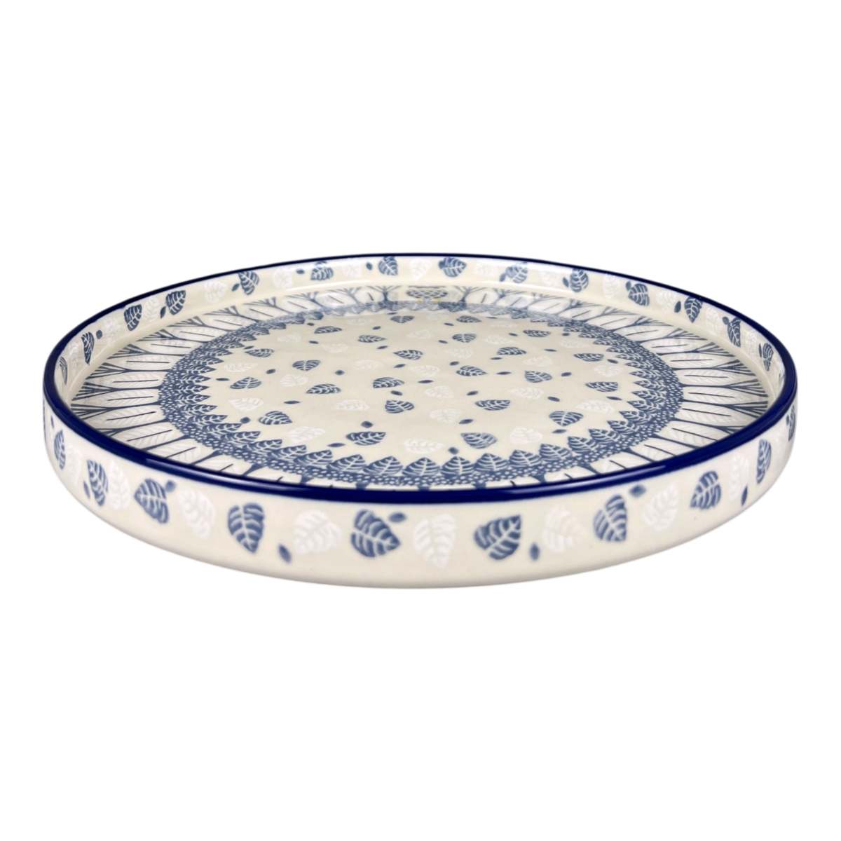 Tray, Round, 10" in "Lone Owl" by Ceramika Artystyczna | AE93-3326X