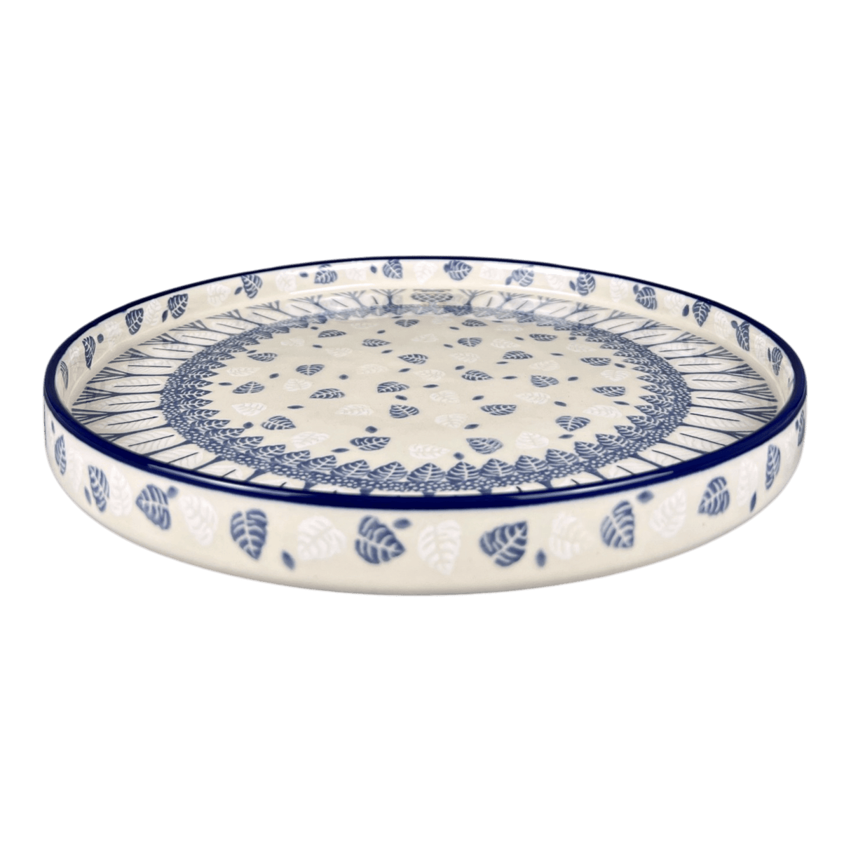 Tray, Round, 10" in "Lone Owl" by Ceramika Artystyczna | AE93-3326X