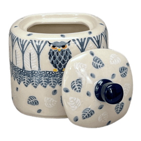 Polish Pottery CA 4" Sugar Bowl (Lone Owl) | AF38-U4872 Additional Image at PolishPotteryOutlet.com