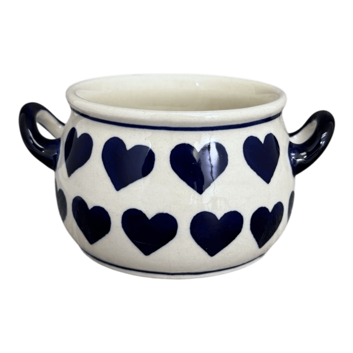 Soup Tureen, Individual, 14 oz in "Whole Hearted" by Manufaktura | B006T-SEDU