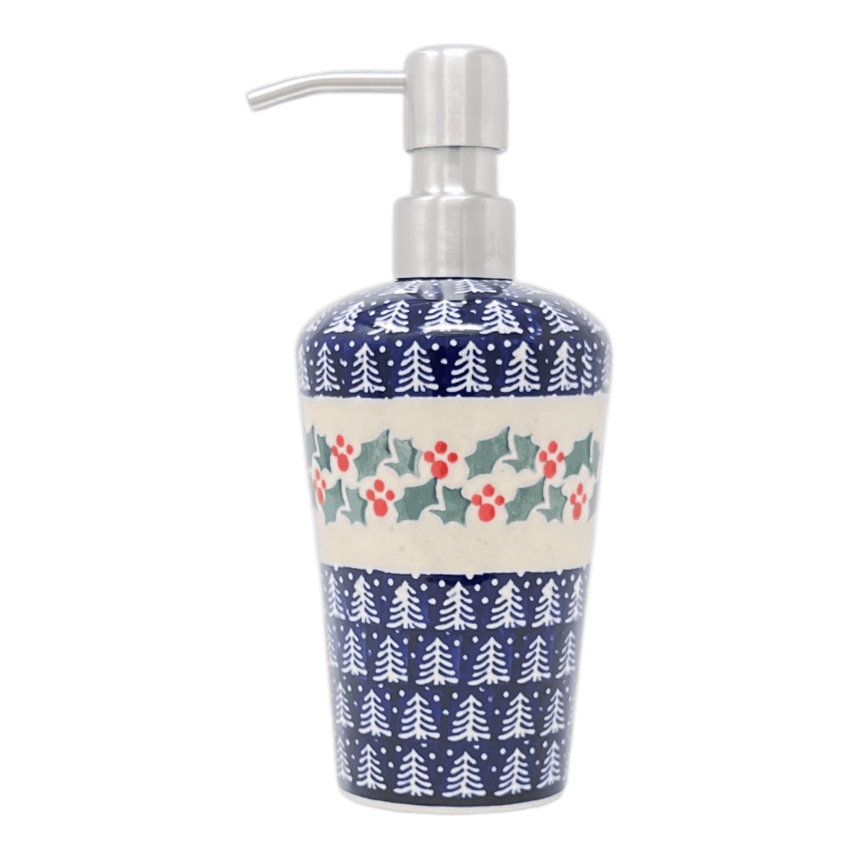 Soap Dispenser, 7" in "Holiday Cheer" by Manufaktura | B009T-NOS2