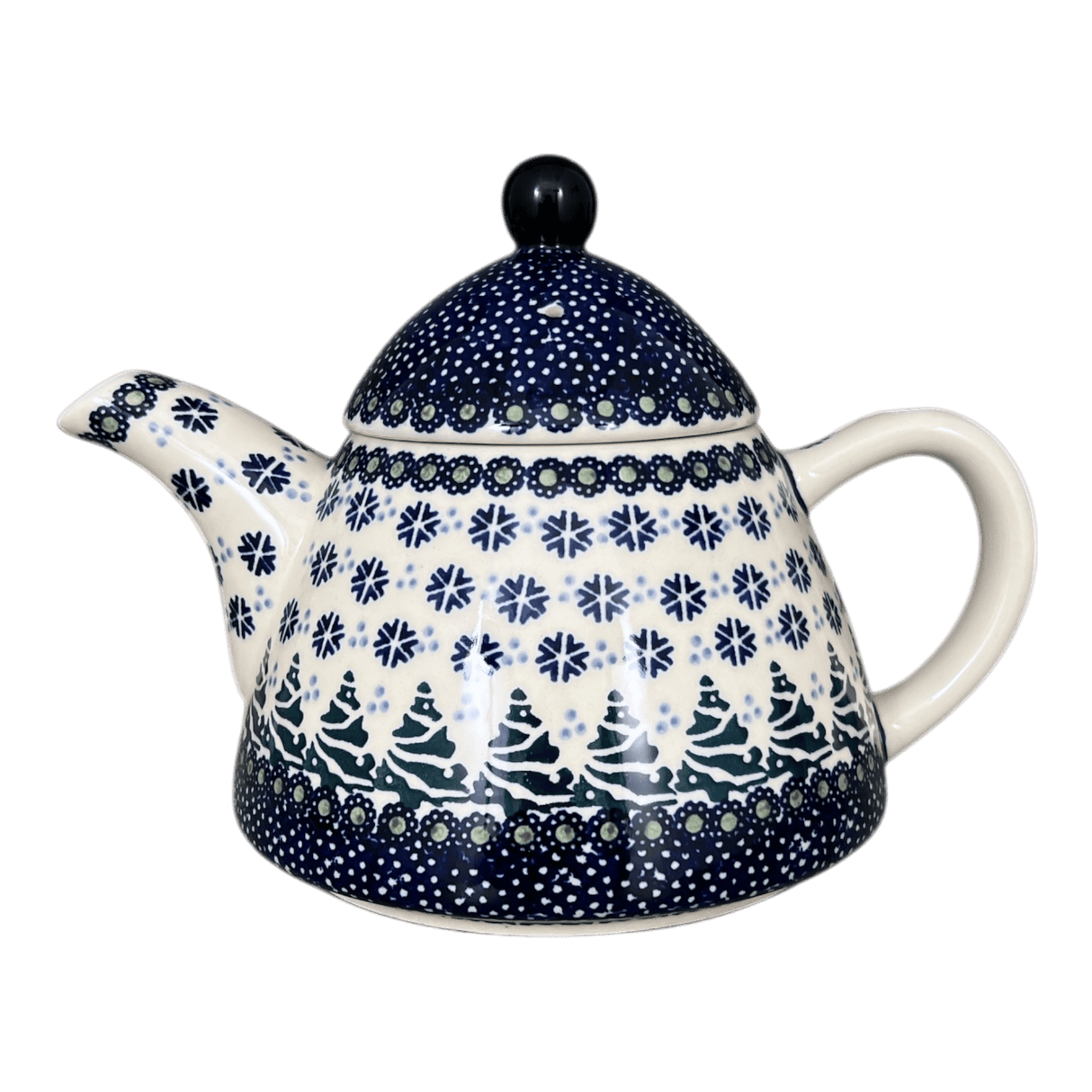 Teapot, 0.9 Liter in "Snowy Pines" by Manufaktura | C005T-U22