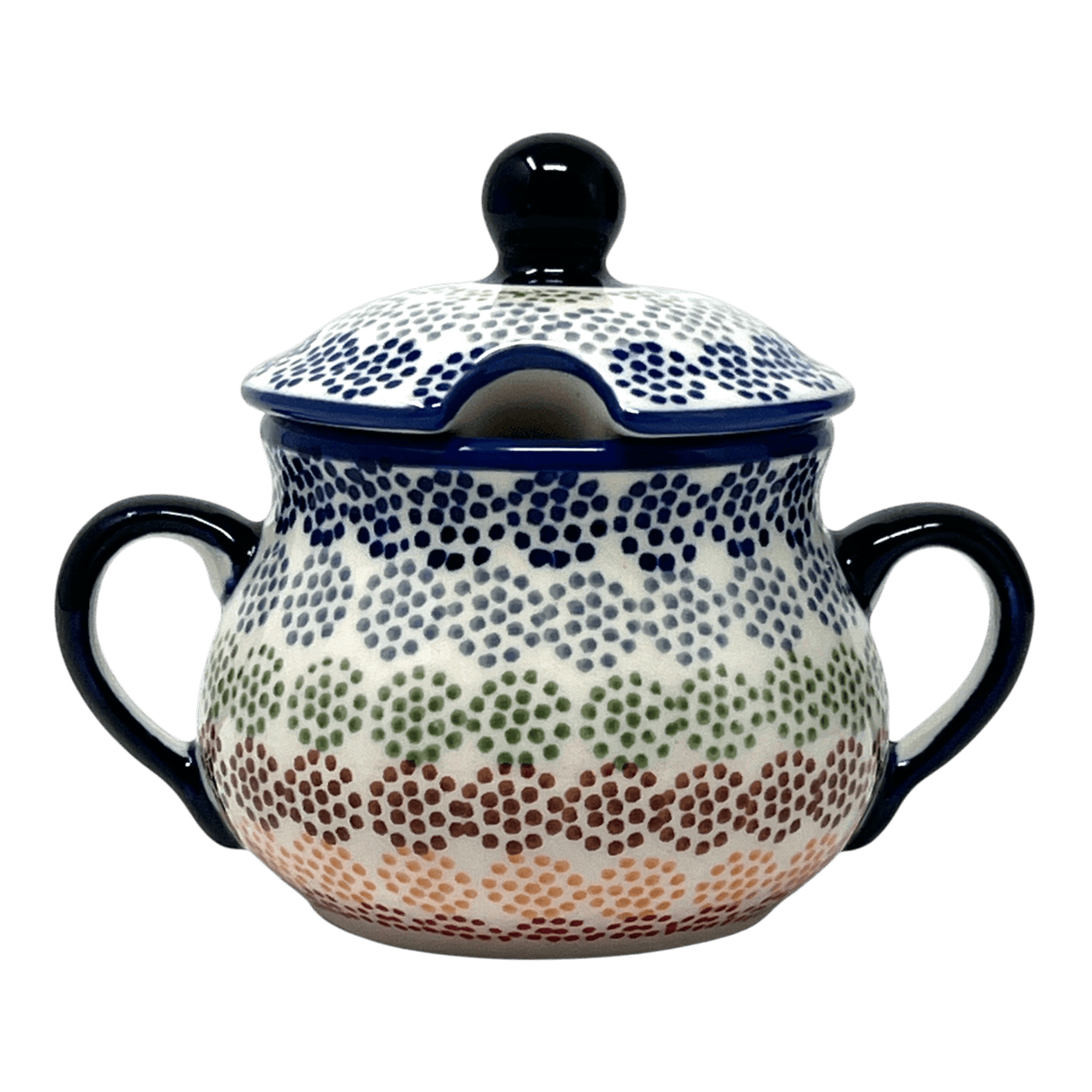Bowl, Round, Sugar Bowl, 3.5" in "Speckled Rainbow" by Manufaktura | C015M-AS37