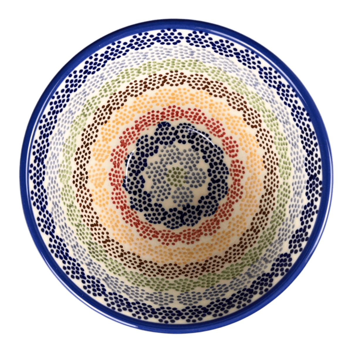 Bowl, Round, Fancy, 5.5" in "Speckled Rainbow" by Manufaktura | C018M-AS37