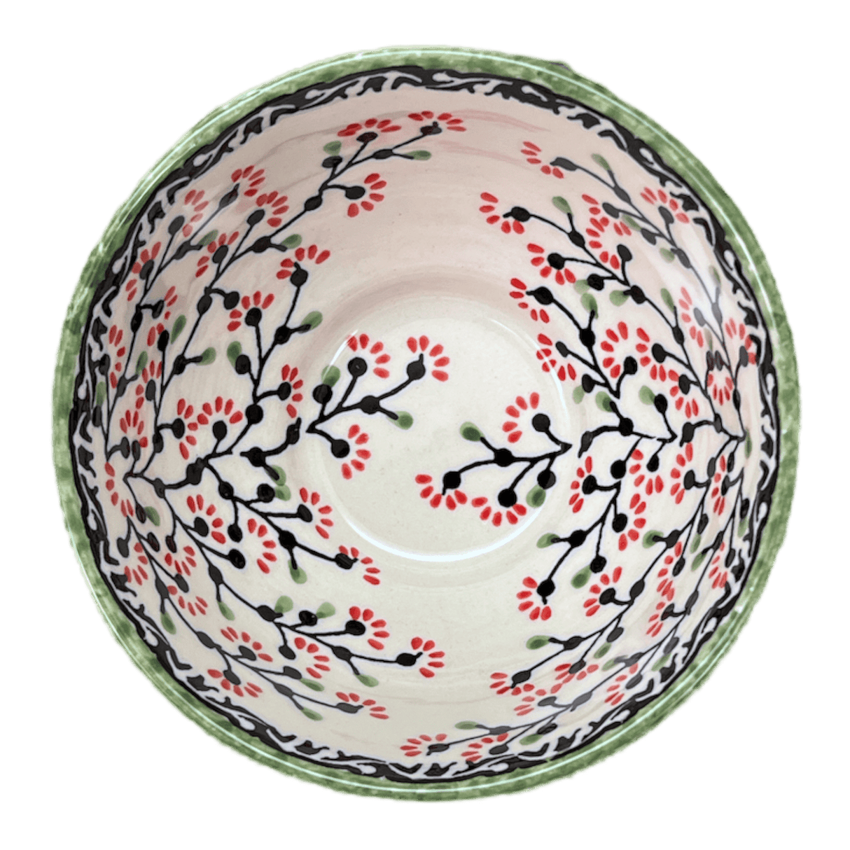 Bowl, Round, Fancy, 5.5" in "Cherry Blossoms" by Manufaktura | C018S-DPGJ