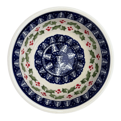 Bowl, Round, Fancy, 5.5" in "Holiday Cheer" by Manufaktura | C018T-NOS2