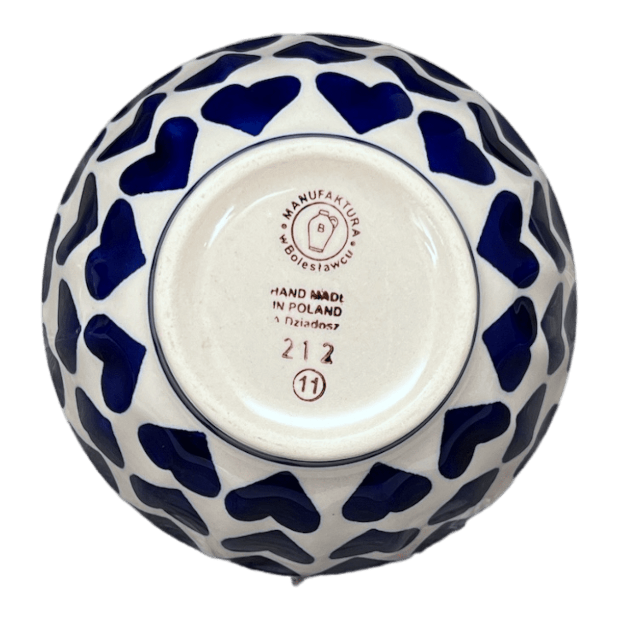 Bowl, Round, Fancy, 5.5" in "Whole Hearted" by Manufaktura | C018T-SEDU