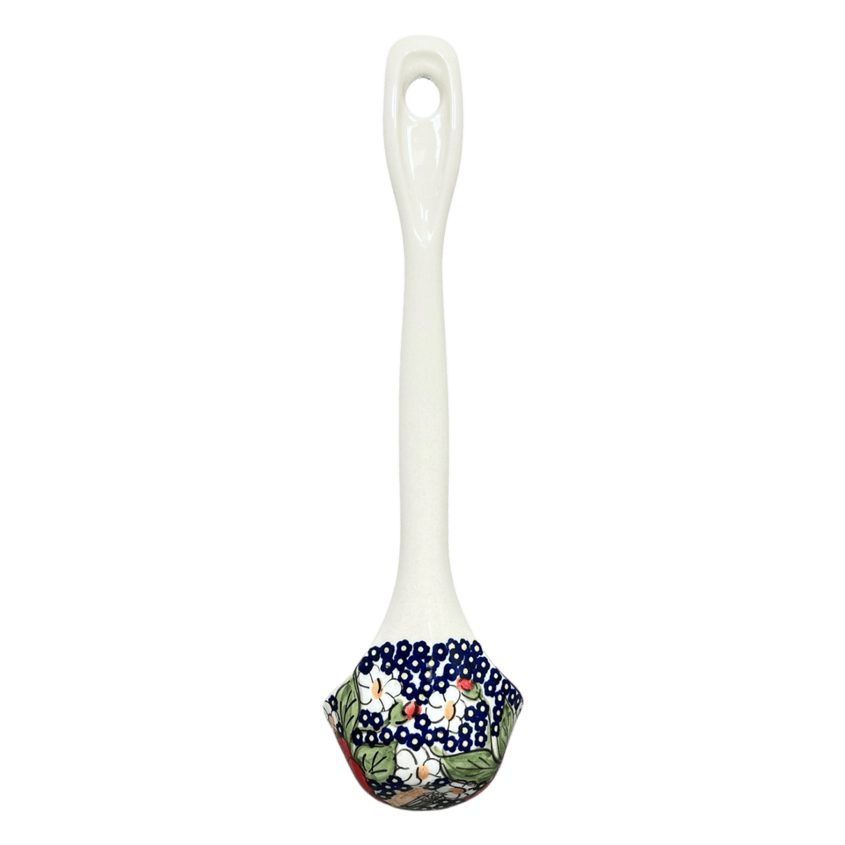 Ladle, Soup, 12" in "Poppies & Posies" by Manufaktura | C020S-IM02