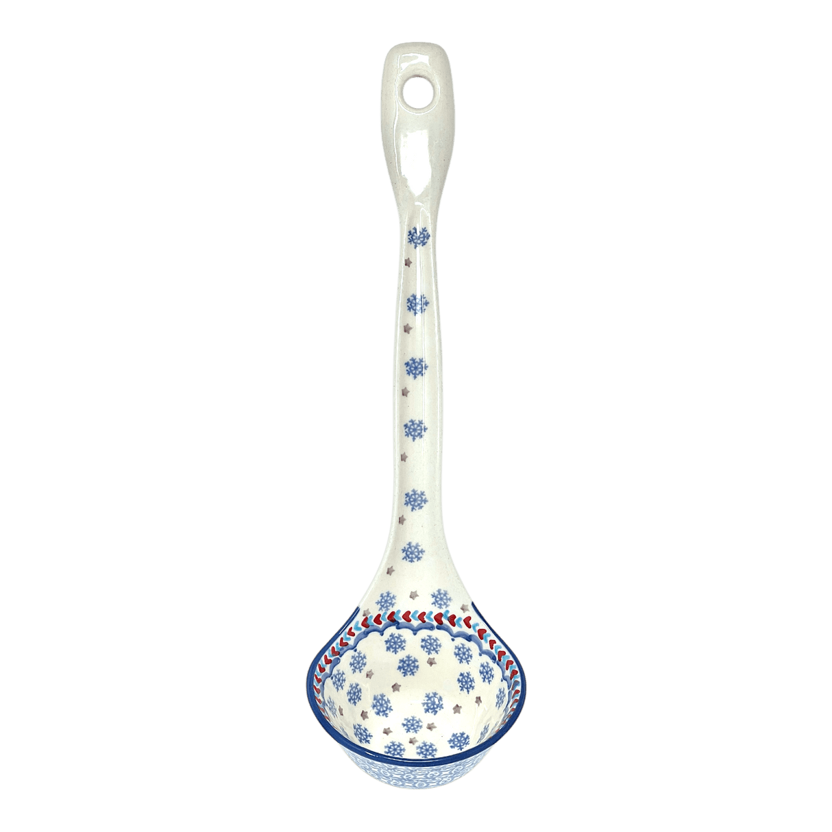 Ladle, Soup, 12" in "Snowflake Love" by Manufaktura | C020U-PS01