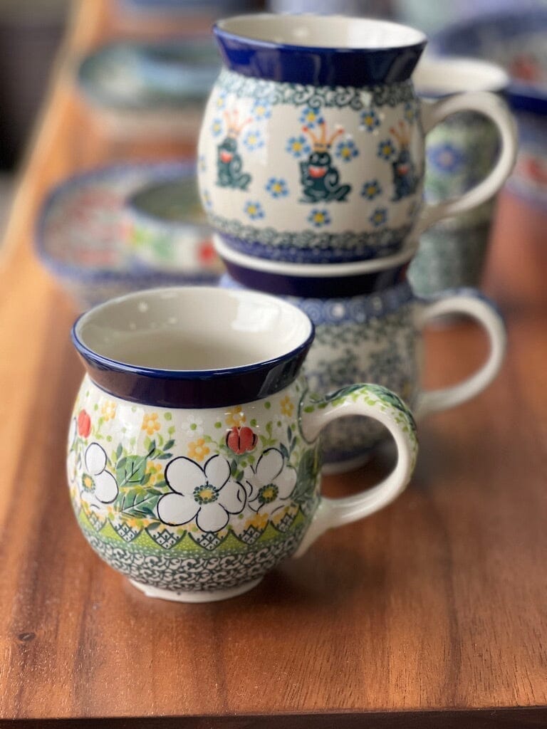 Mug, Belly Mug, 16 oz Large in "Star Shower" by Ceramika Artystyczna | A073-359X