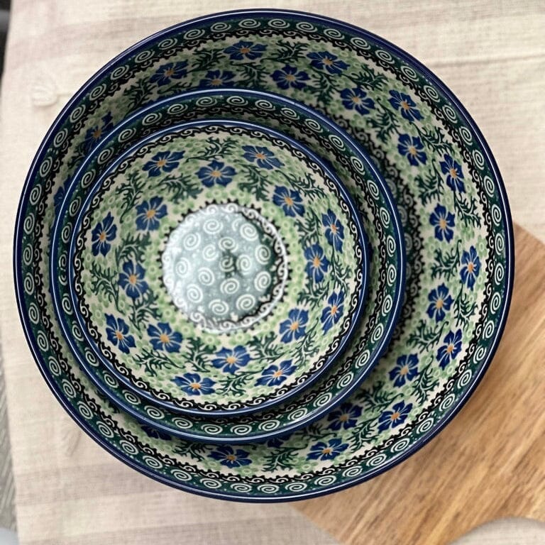 Bowl, Round, Deep, 5.5" in "Clematis" by Ceramika Artystyczna | A986-1538X