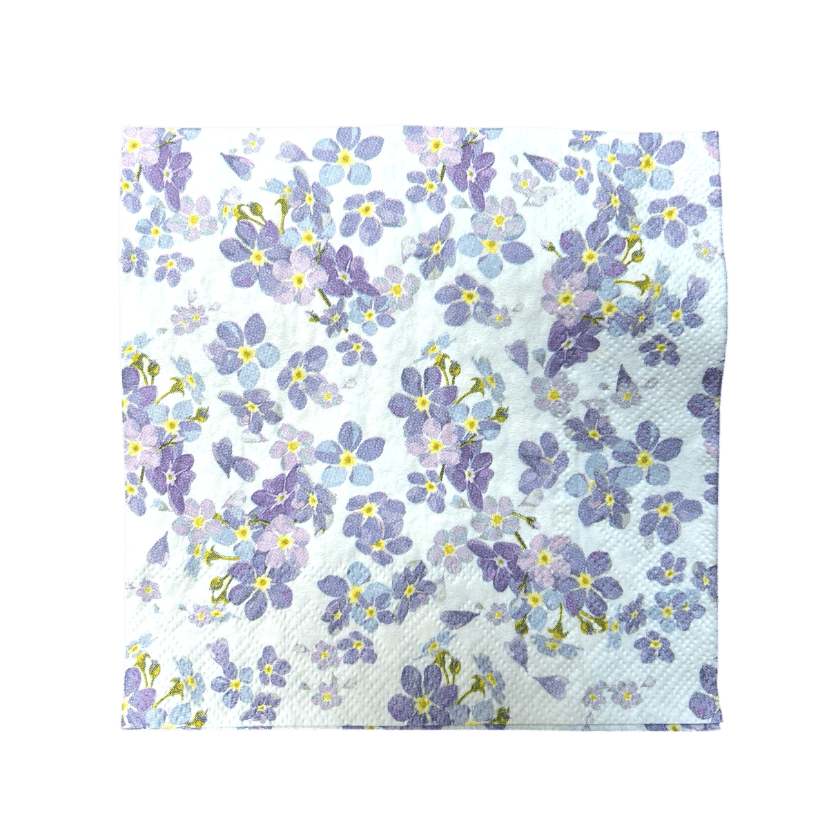 Paper Cocktail Napkins in "Forget Me Nots" by MAKI | CDWI-008101