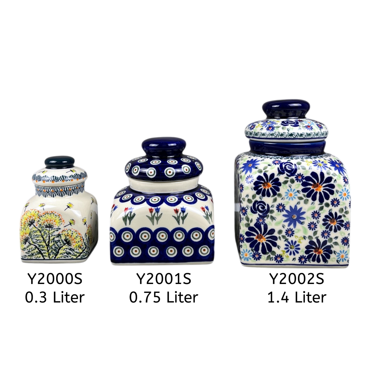 Canister, with Lid, 0.3 Liter in "Lilac Garden" by Zaklady | Y2000S-DU155