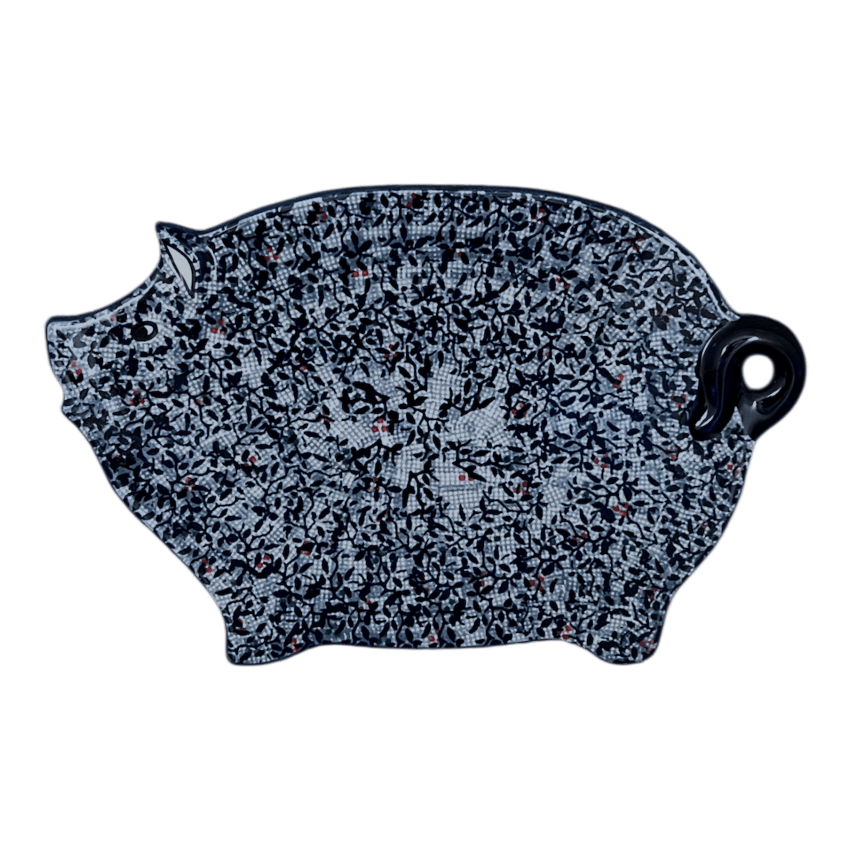 Cutting Board, Piggy, 10.5" x 6.5" in "Twilight Berries" by Manufaktura | D007U-GP14