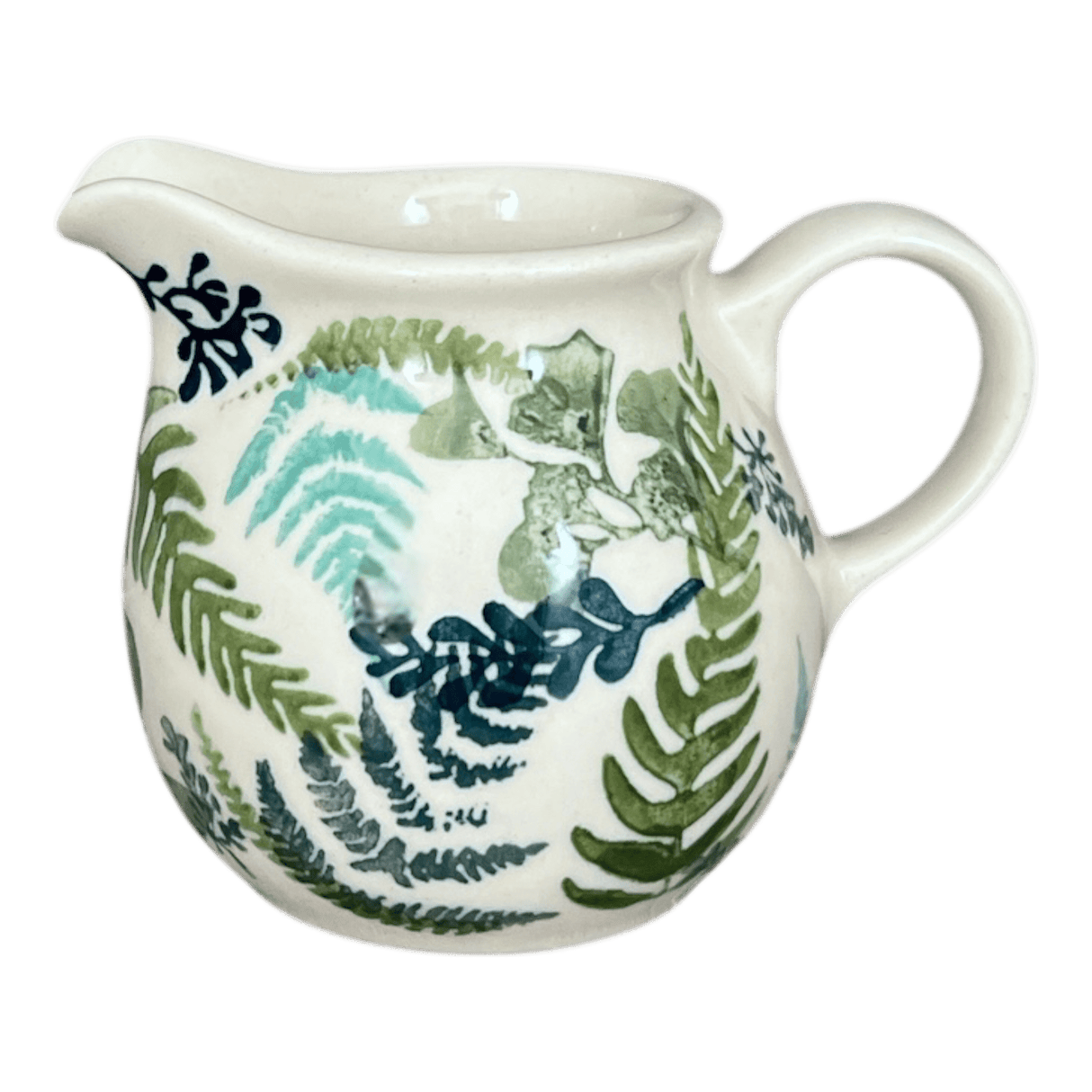 Creamer, The Cream of Creamers-"Basia", 6.5 oz in "Scattered Ferns" by Manufaktura | D019S-GZ39