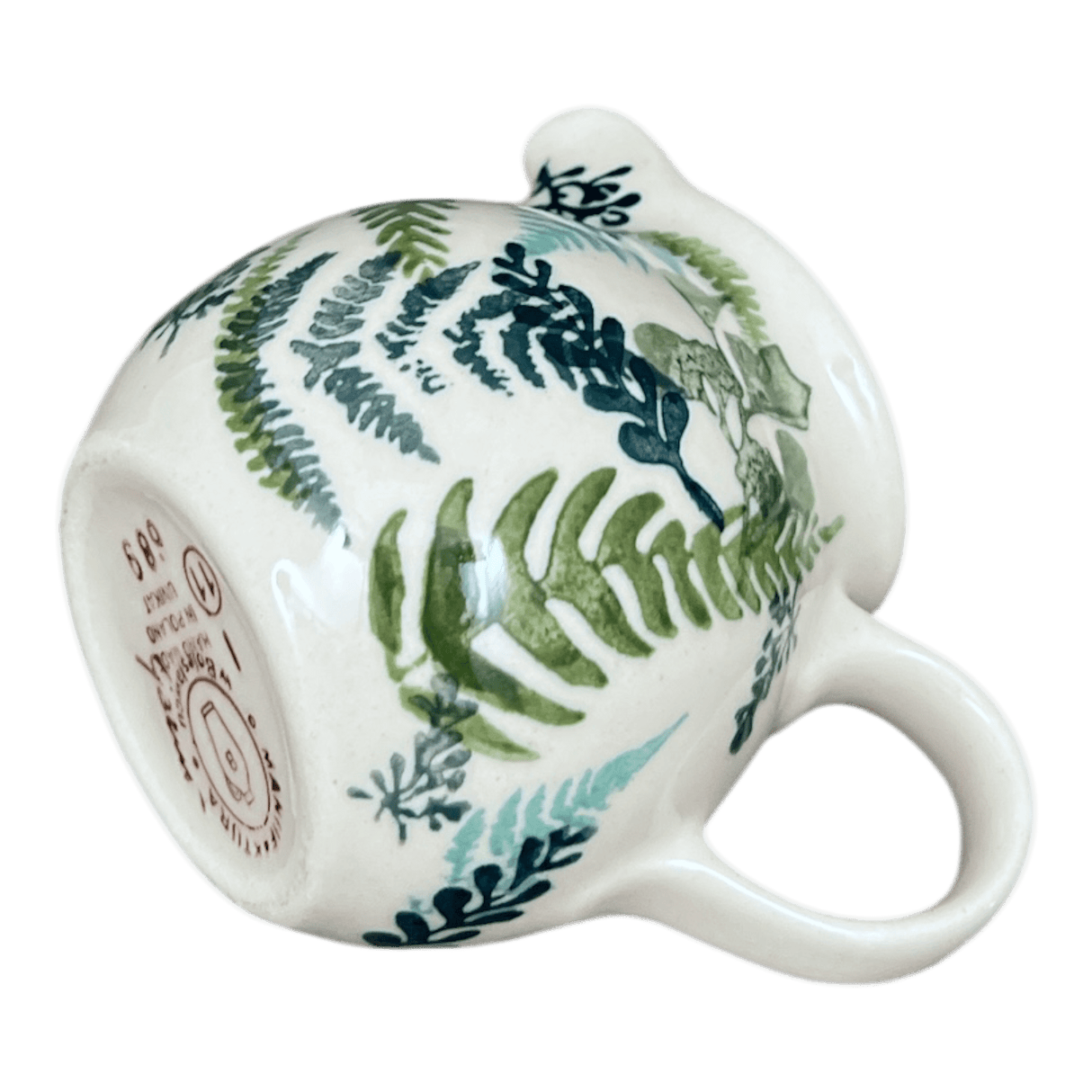 Creamer, The Cream of Creamers-"Basia", 6.5 oz in "Scattered Ferns" by Manufaktura | D019S-GZ39