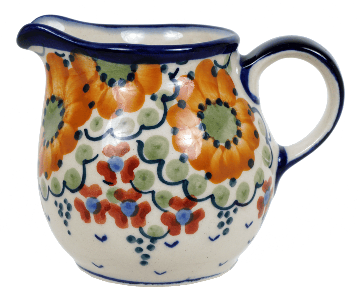 Creamer, The Cream of Creamers-"Basia", 6.5 oz in "Autumn Harvest" by Manufaktura | D019S-LB