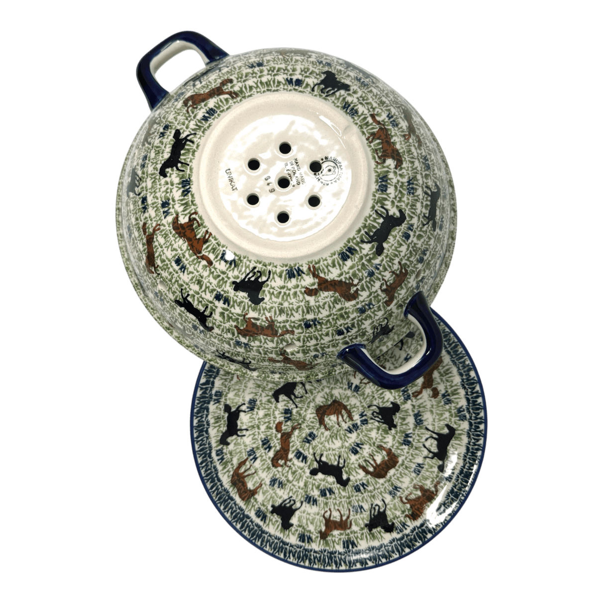 Bowl, Round, Berry Bowl, 9.75" in "On the Range" by Manufaktura | D038U-INK2
