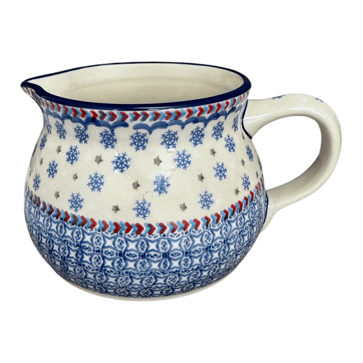 Pitcher, 1 Liter in "Snowflake Love" by Manufaktura | D044U-PS01