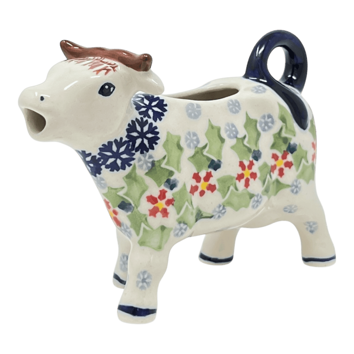 Creamer, Cow, 4 oz in "Holly In Bloom" by Manufaktura | D081T-IN13