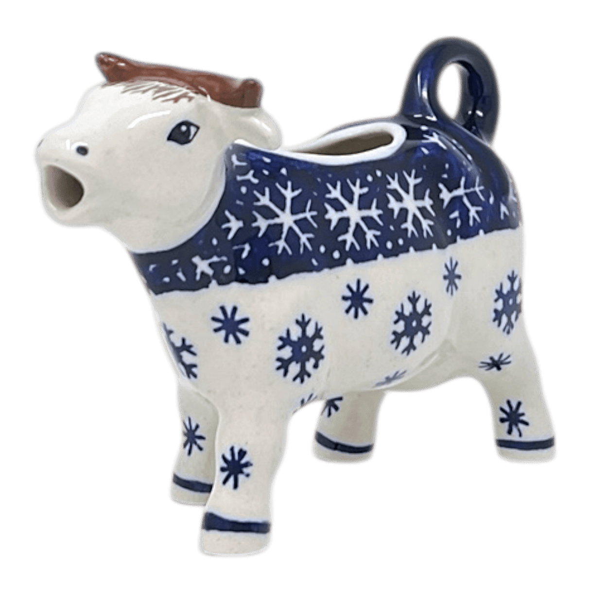 Creamer, Cow, 4 oz in "Snow Drift" by Manufaktura | D081T-PZ