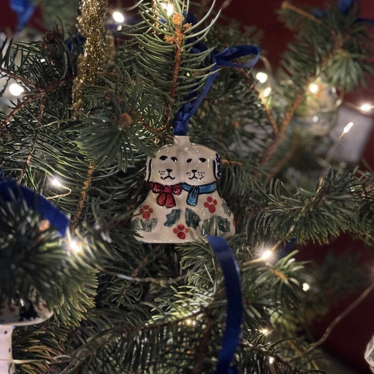 Ornament, Puppy Dogs, 2.5" in "Reindeer Games" by Manufaktura | K015T-BL07