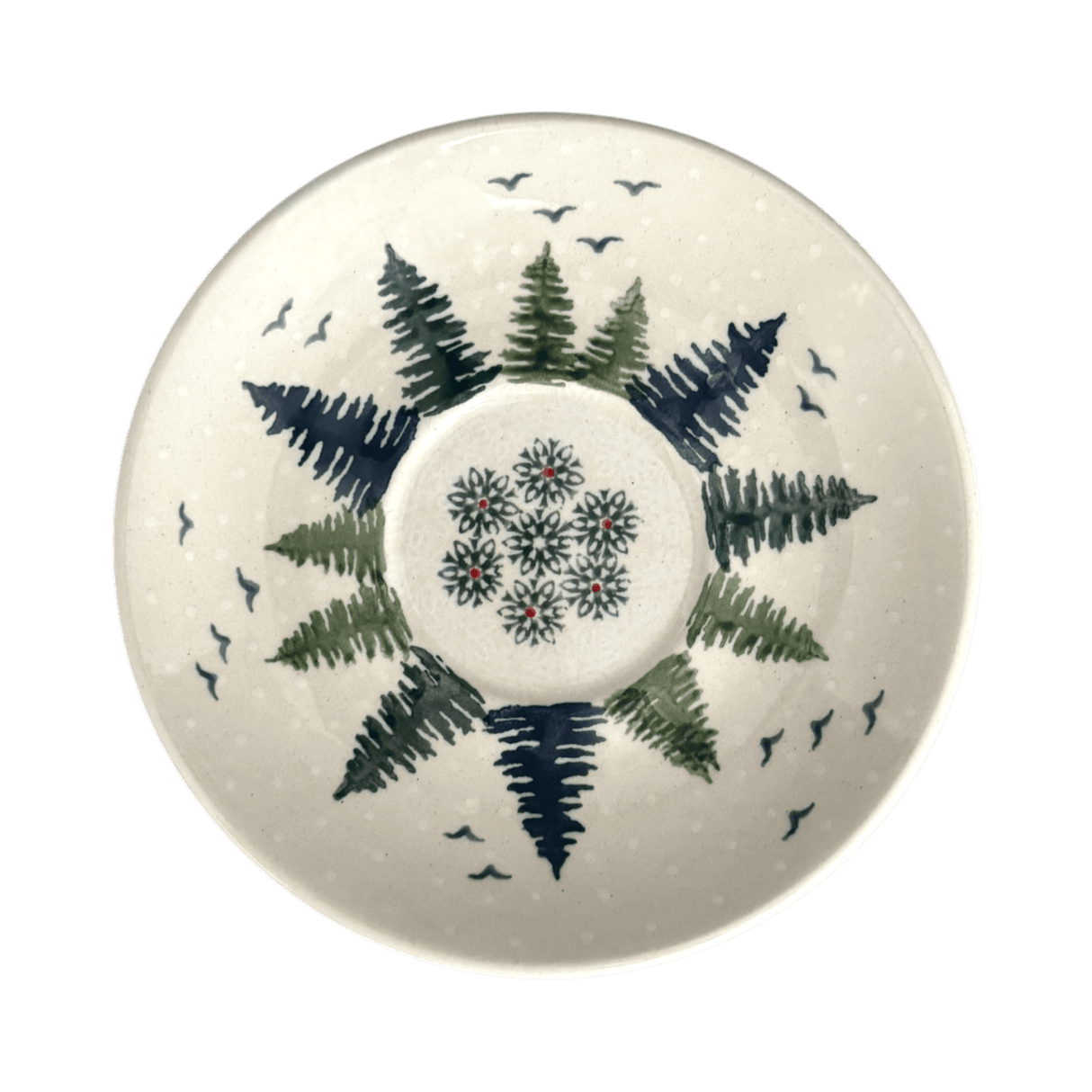 Cup & Saucer, 7 oz in "Pine Forest" by Manufaktura | F043S-PS29