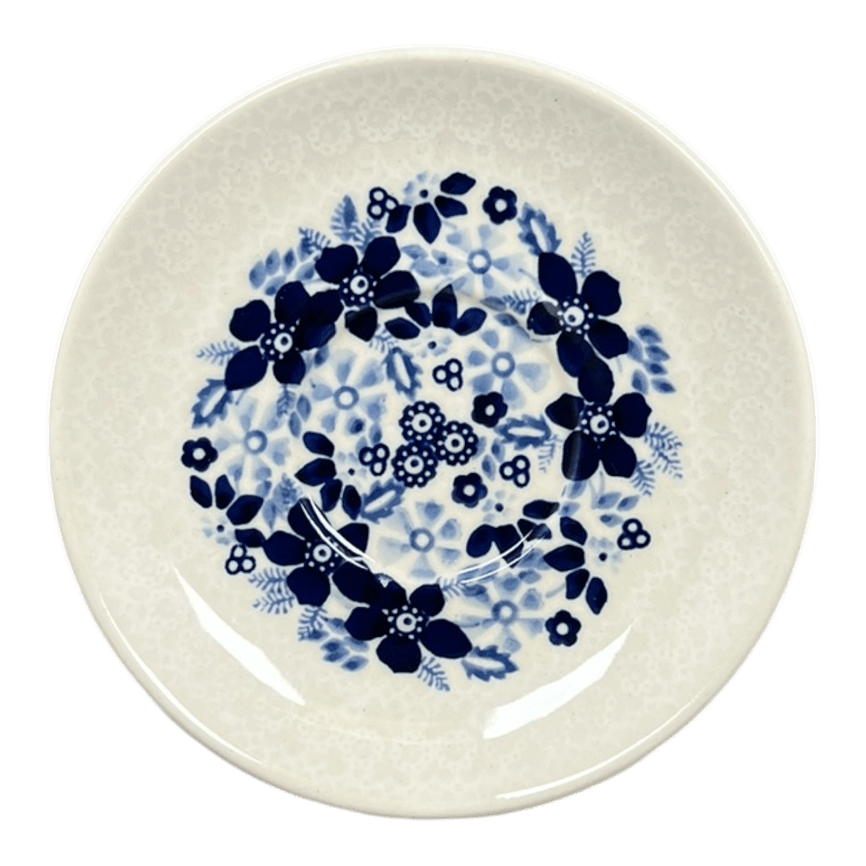 Cup & Saucer, 7 oz in "Duet in Blue & White" by Manufaktura | F043S-SB04