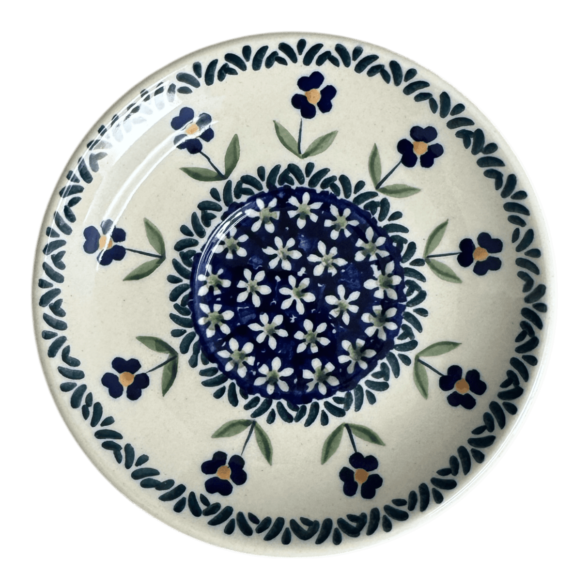 Cup & Saucer, 7 oz in "Forget Me Not" by Manufaktura | F043T-ASS