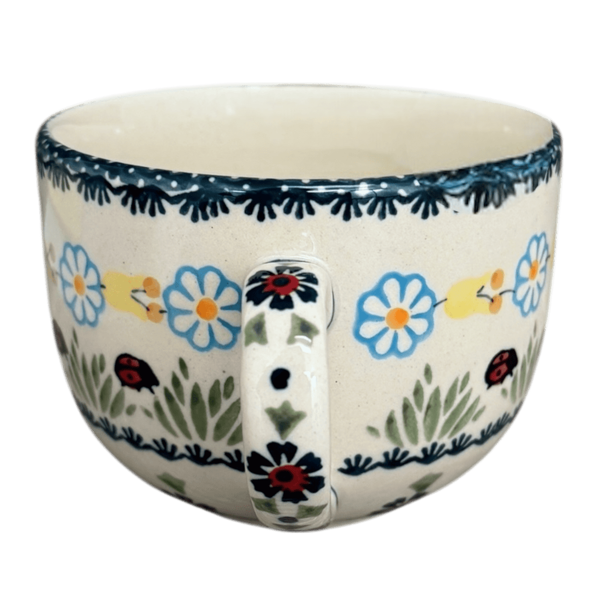 Cup, Latte, 18 oz in "Lady Bugs" by Manufaktura | F044T-IF45