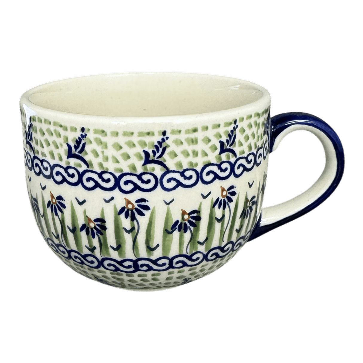 Cup, Latte, 18 oz in "Riverbank" by Manufaktura | F044T-MC15