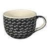 Polish Pottery Latte Cup (Metro) | F044T-WCZM at PolishPotteryOutlet.com