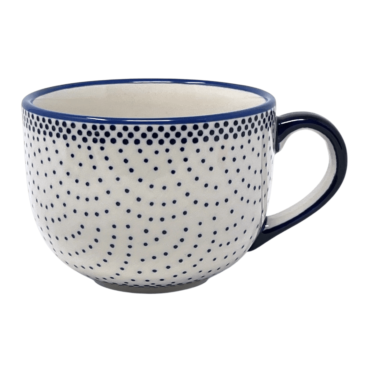 Cup, Latte, 18 oz in "Misty Blue" by Manufaktura | F044U-61A