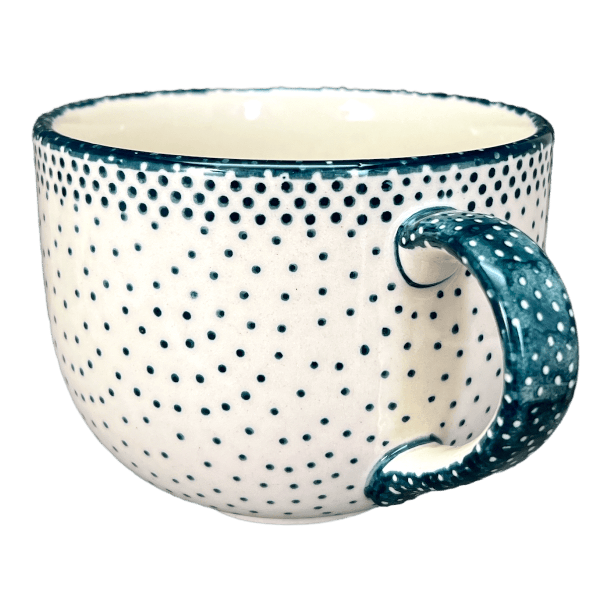 Cup, Latte, 18 oz in "Misty Green" by Manufaktura | F044U-61Z