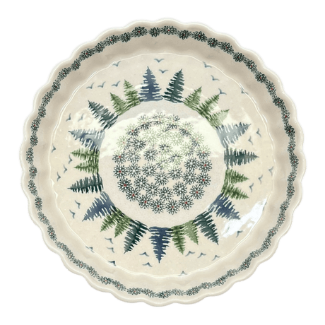 Quiche Dish, Medium 9" in "Pine Forest" by Manufaktura | F048S-PS29
