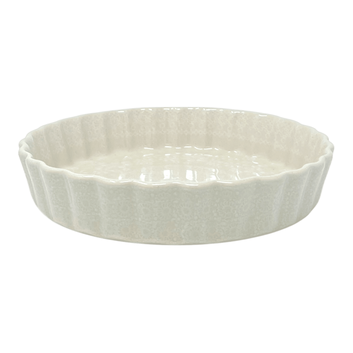 Quiche Dish, Medium 9" in "Duet in Lace" by Manufaktura | F048S-SB02