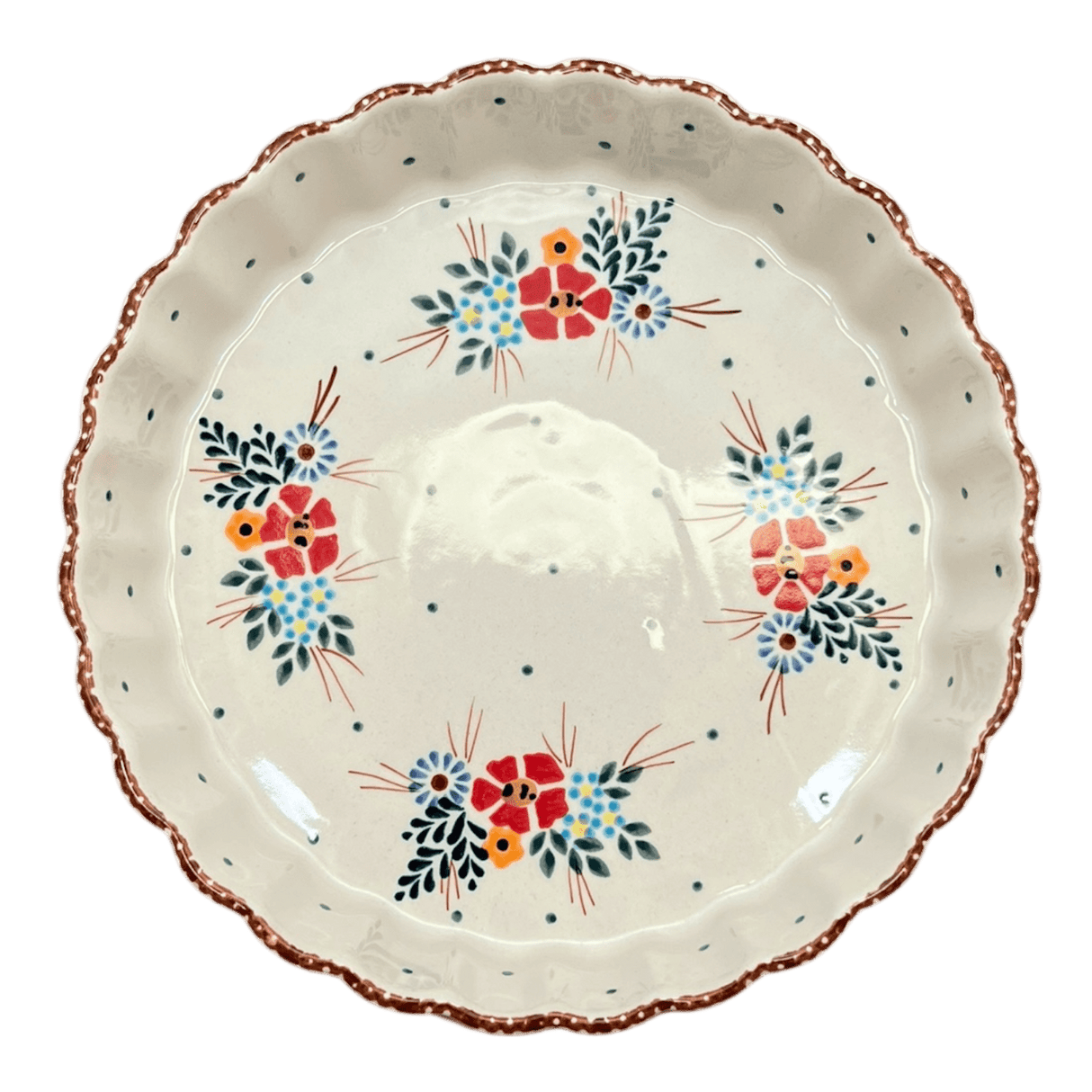 Quiche Dish, Medium 9" in "Country Pride" by Manufaktura | F048T-GM13