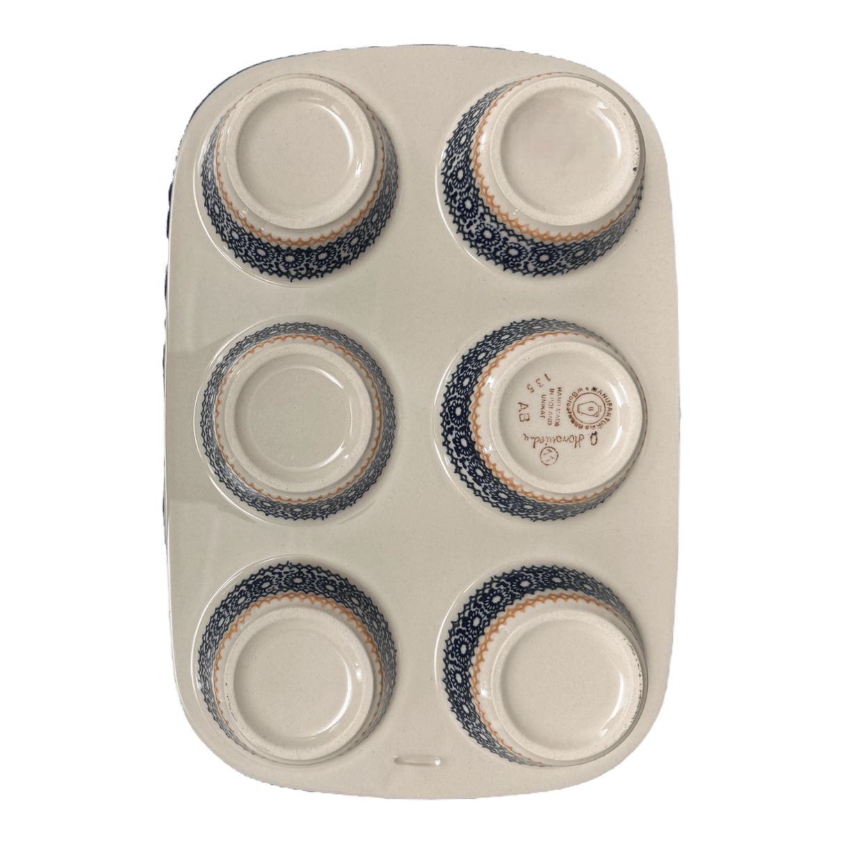 Muffin Pan, 8.5" x 12.5" in "Ruby Bouquet" by Manufaktura | F093S-DPCS